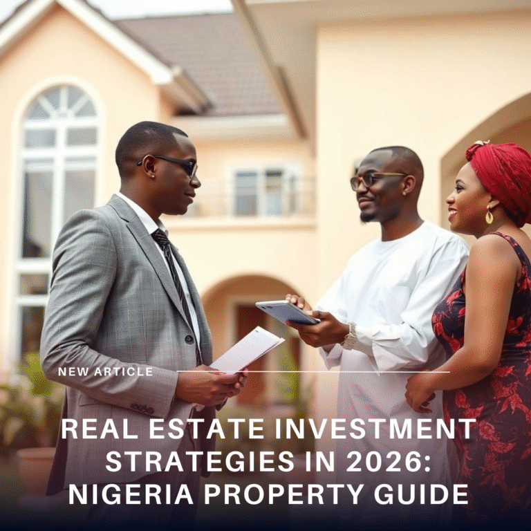 Real Estate Investment Strategies in 2026 Nigeria Property Guide