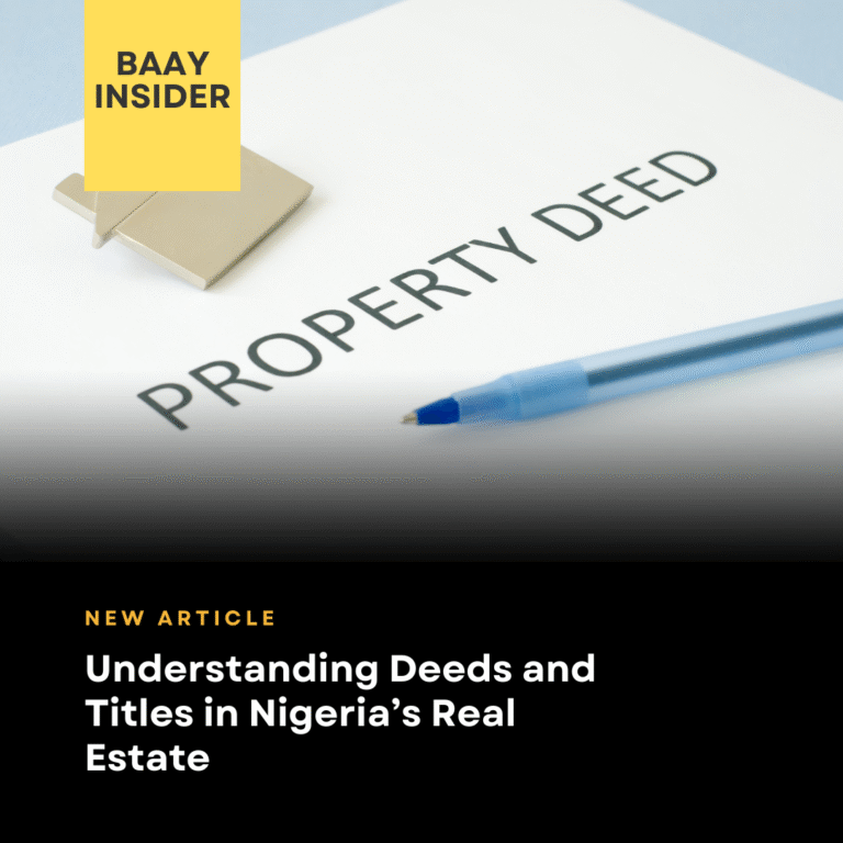 Understanding Deeds and Titles in Nigeria’s Real Estate